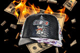 Snapback trucker hat.