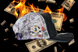 Snapback trucker hat.